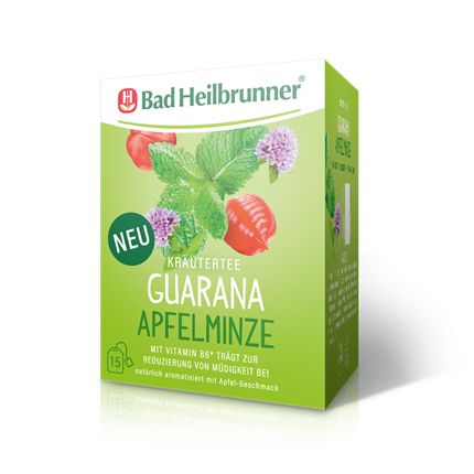 Bad Heilbrunner ハーブティー ガラナアップルミントティー(毎日フレッシュに) 30g